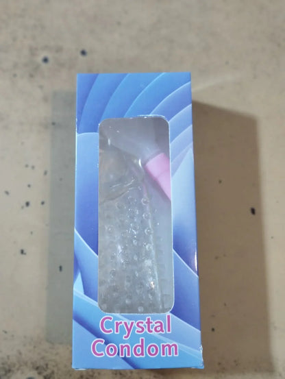 New Shape Washable Reusable Silicon Crystal Spike The Best Crystal Condom Variety in Pakistan